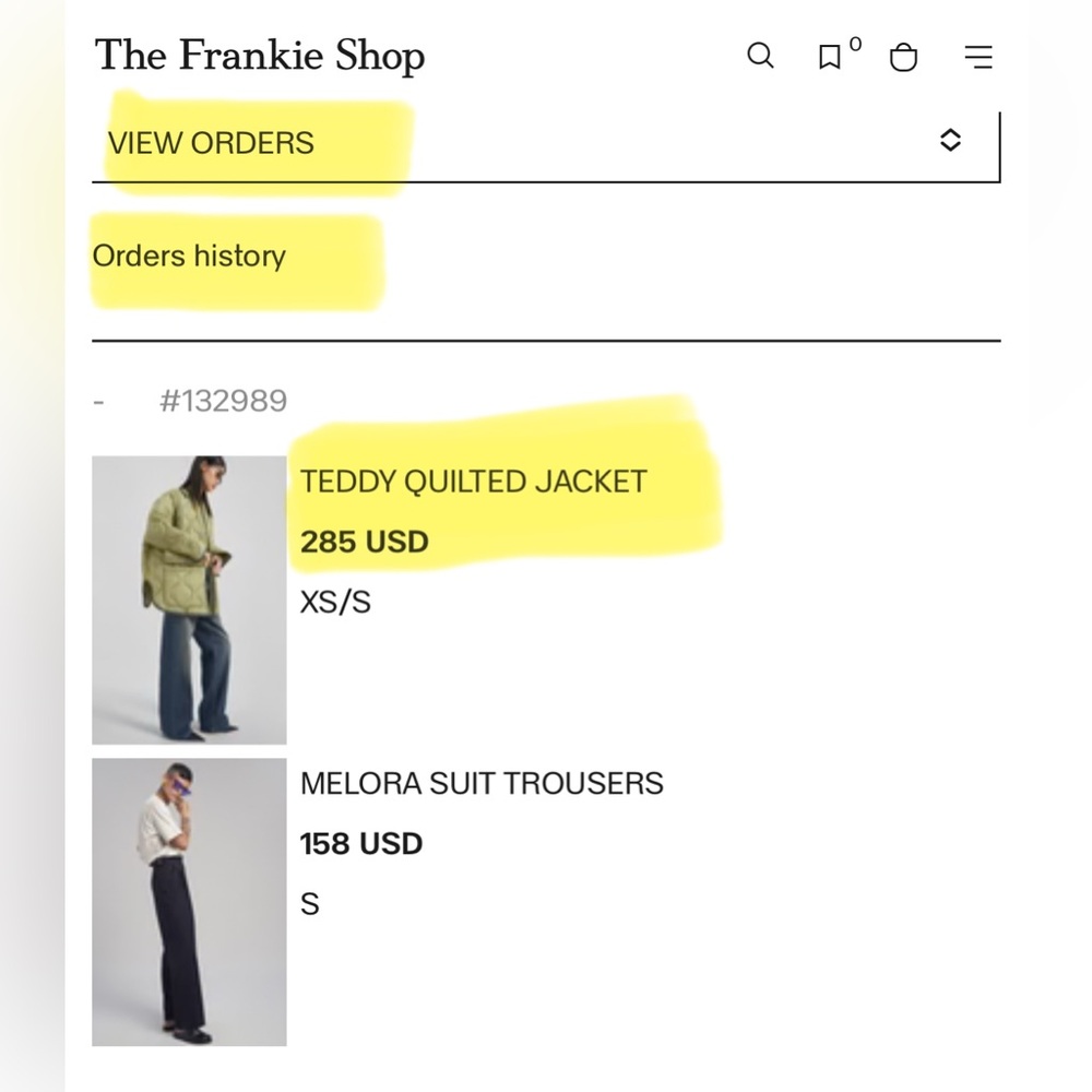 PRICE FIRM-THE FRANKIE SHOP TEDDY QUILTED JACKET - Picture 15 of 15